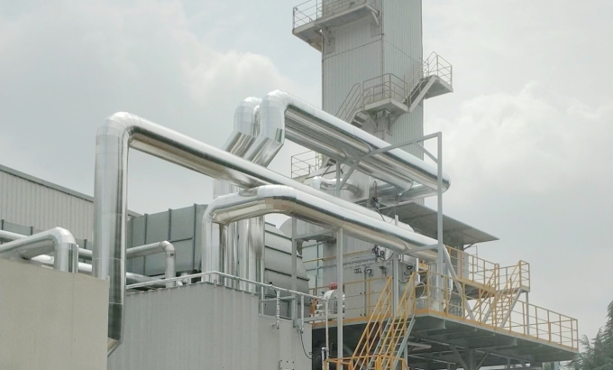 Dự án Bánh xe Zeolite + RTO buồng sơn máy công trình – Công ty Công nghiệp nặng Weichai Lovol Sơn Đông