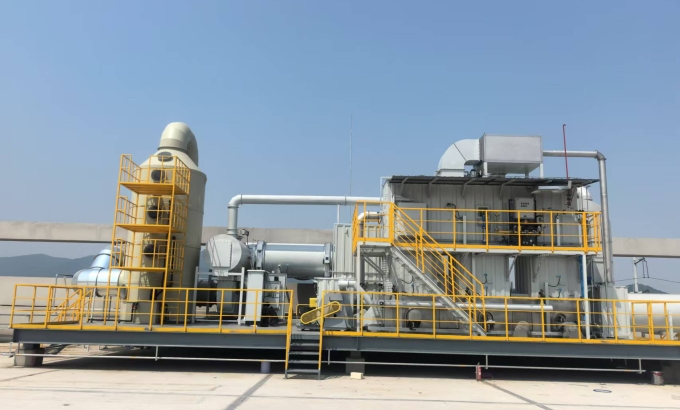 Quy trình xử lý khí thải xưởng phun sơn (Paint Spraying Workshop Waste Gas Treatment)   