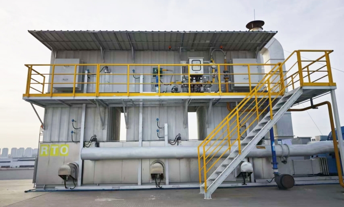 Dự án lò RTO xử lý khí buồng sơn linh kiện ô tô chính xác – Công ty Thuấn Vũ Tinh Công An Huy
