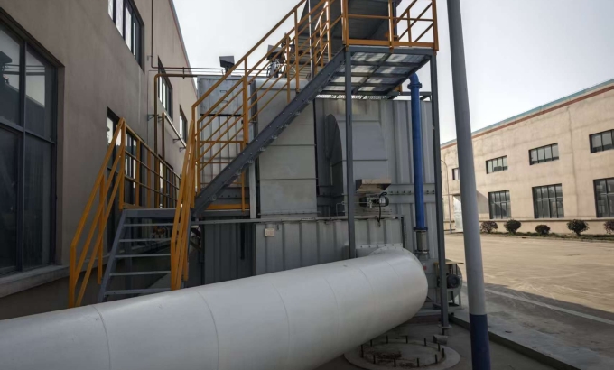 Dự án lò RTO và thu hồi nhiệt dây chuyền tráng phủ màng – Công ty Đông Đài Shili Giang Tô