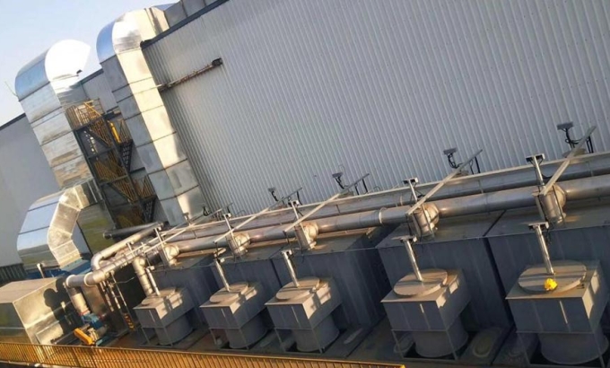 Xử lý khí thải nhà máy điện tử (Electronics Plant Waste Gas Treatment)   