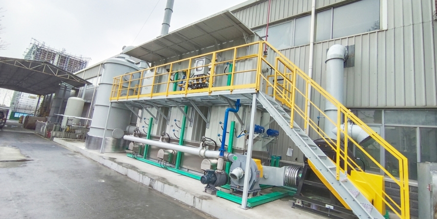 Dự án lò RTO xử lý khí thải tái chế chất thải nguy hại – Công ty Huaxin Green Source