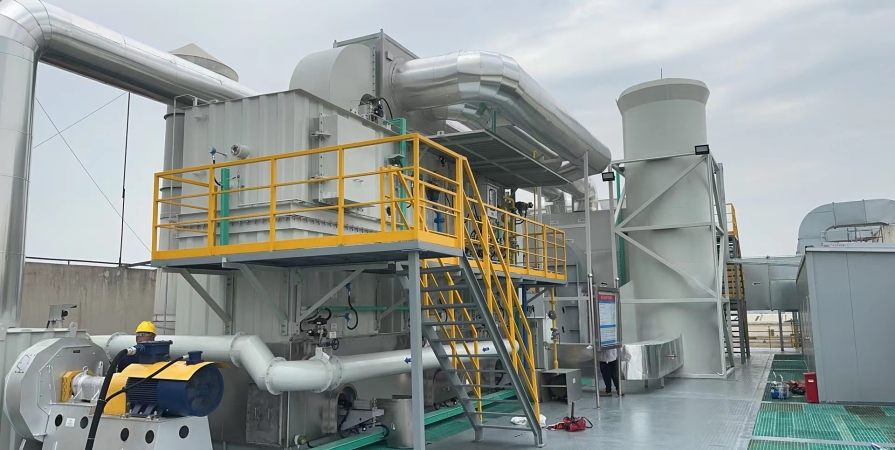 Dự án Bánh xe Zeolite + RTO buồng sơn linh kiện chính xác – Công ty Rongliyan Vô Tích