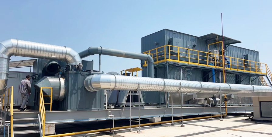 Dự án lò RTO xử lý khí thải hóa chất tổng hợp – Công ty Công nghệ SanTi Chiết Giang