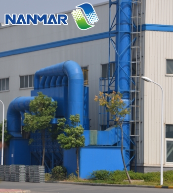 NGH air filter with baffle