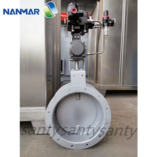 Van bướm thông gió khí nén chuyên dụng (Pneumatic Ventilation Butterfly Valve)   