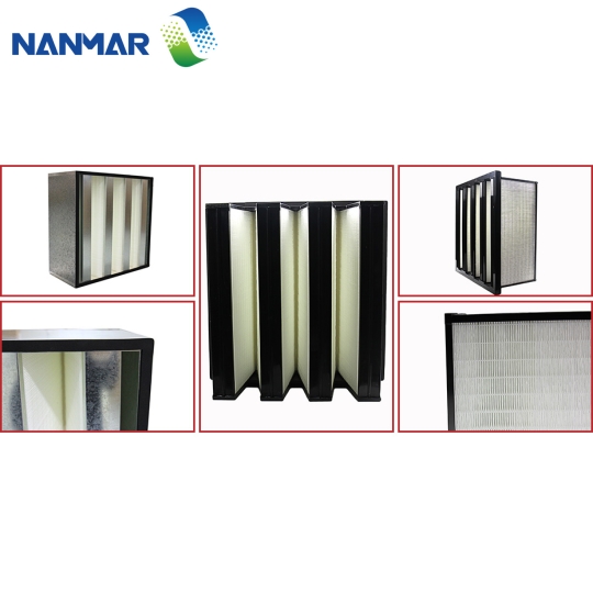 Bộ lọc trung cấp/cao cấp dạng khối chữ V